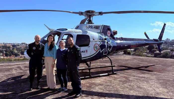 Foto: Consamu Com estrutura reforçada, hospital do Oeste salva bebê após transporte aeromédico